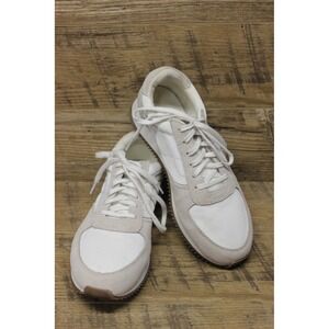 Vans unisex OG Runner Ultracush white cream suede sneakers 8